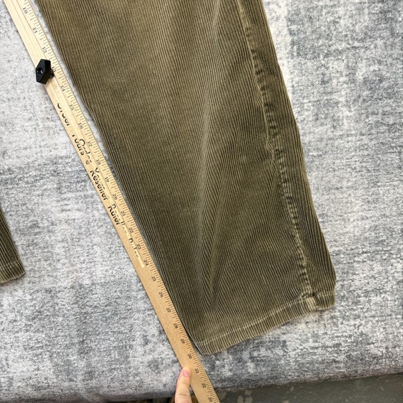 VTG Polo Ralph Lauren Cargo Corduroy Pants Men 32x30 (30x30) Brown Wide Wale 90s - Picture 12 of 13